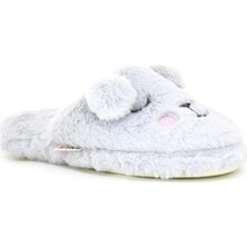 Anne Kız Ev Terliği Rahat Peluş Kuzu Figürlü Kulaklı Tüylü Kışlık Terlik Hayvanlı