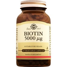 Biotin 5000 Mg 50 Kapsül