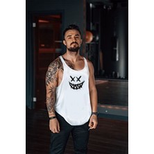 Imer Fashion Freeyez Bad Smile Fitness Tank Top Sporcu Atleti Örme Kumaşlı Hafif Tasarım