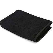 3'lü Siyah Mikrofiber Kuaför Spor Havlusu 50 x 90 cm Leke ve Saç Boyası Tutmayan Ek Özellikler