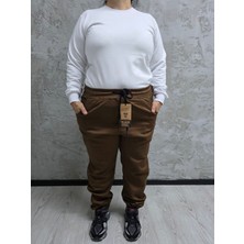 BYN-15000-BATTAL Beden Bayan Lastikli Pantolon