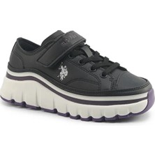 U.s.polo Assn. Kenta Cocuk Ayakkabi - Siyah Mor