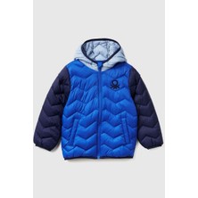 United Colors Of Benetton Erkek Bebek 2TWDGN02V-25K Mevsimlik Mont Mavi