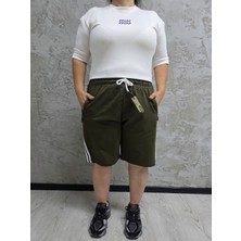 BSBYN-2245-BATTAL Beden Batan Şeritli Şort