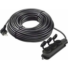 3x1,5 Ttr Win Marka (Tam Bakır) 3'lü Kauçuk Uzatma Kablo 15 Metre