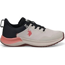 U.S. Polo Assn. Kadın Koşu Ayakkabısı Florın Wmn 4fx Pudra Bağcıklı Suni Deri Konforlu Tasarım