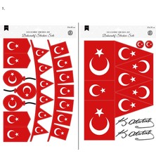 Milli Bayramlar Temalı Sticker Seti 2'li