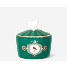 Pip Studio Love Birds Yeşil Porselen Şekerlik 300 Ml