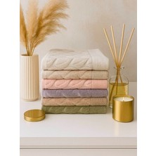 Nurpak %100 Pamuk Hazal El Yüz Havlusu 50X90 cm 6’lı Set – Yumuşak, Emici ve Dayanıklı