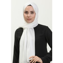 Zebra Desen Carmen Şal 70231-11 Ekru