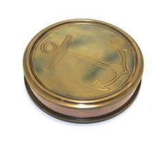 Üzeri Çapa Işlemeli Pirinç Kullanışlı Pusula