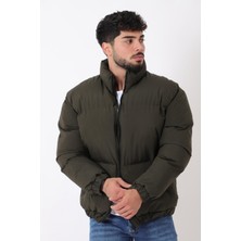 Dik Yaka Oversize Bomber Şişme Kışlık Mont Pldp 3018_50465