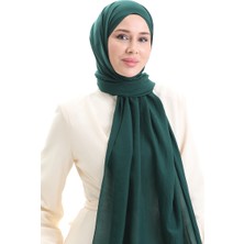 Pamuklu Soft Şal 70283-29 Koyu Zümrüt Yeşil