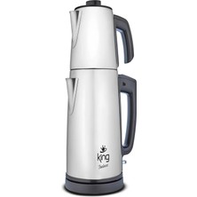 Xsay King Tealuxe KCM334 Çelik Çay Makinesi Modern Tasarım ve Dayanıklı Malzeme ile