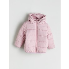 Lc Waikiki Yeni Sezon Kapüşonlu Uzun Kollu Kız Çocuk Şişme Mont