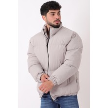 Dik Yaka Oversize Bomber Şişme Kışlık Mont Pldp 3018_50465