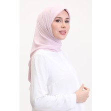 Jakarlı Eşarp 70258-09 Toz Pembe