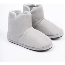 Riva Shoes Kaşe Erkek Kışlık Panduf Ev Botu Ev Ayakkabısı Yumuşak Taban
