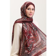 Etnik Kehribar Şal 70278-06 Bordo
