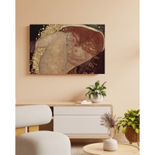 Gustav Klimt -Danaë - Ahşap Mdf Tablo
