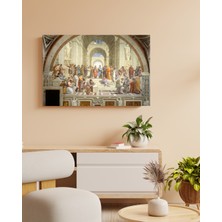 Raffaello Santi - The School Of Athens - Ahşap Mdf Tablo