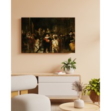 Rembrandt - Gece Devriyesi - The Night Watch - Ahşap Mdf Tablo
