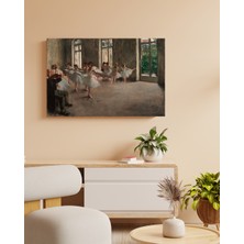 Edgar Degas - The Rehearsal - Ahşap Mdf Tablo