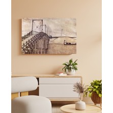 Egon Schiele - The Bridge - Ahşap Mdf Tablo