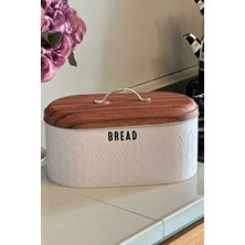 Ekmeklik, Metal Ekmeklik, Ekmek Sepeti ,yerli Üretim (34 cm x 19 cm x 16 Cm)