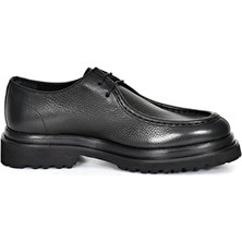 Hakiki Deri Siyah Erkek Loafer Ayakkabı Eva Taban - 3094