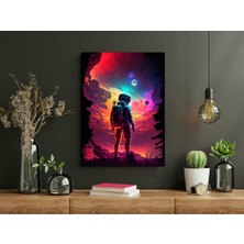 Kozmik Güneş - Ahşap Mdf Tablo