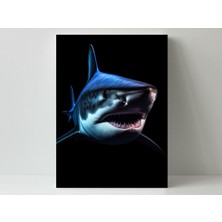 Köpek Balığı -Ahşap Mdf Tablo
