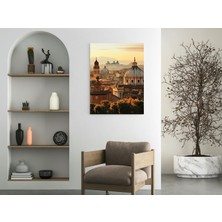 Roma Siluet Manzara - Ahşap Mdf Tablo