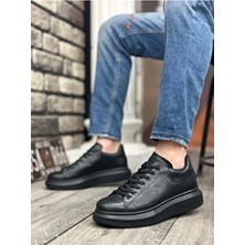 Liarca Kadın Erkek Unisex Bağcıklı Deri Yüksek Tabanlı Spor Ayakkabı Sneaker Konforlu Tasarım ve Malzeme