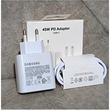 Samsung Uyumlu Galaxy S22 Ultra S23 Ultra S24 Ultra 45W Type-C Süper Hızlı Şarj Aleti