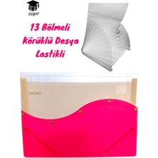 Körüklü Dosya Lastikli 13 Bölmeli