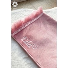 Lüx Kişiye Özel Isimli Kadife Seccade, Tesbih Hediyeli Nakışlı Seccade, Çeyizlik Hediyelik Bohça