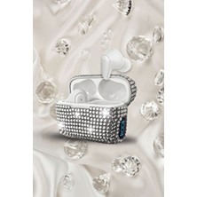 9977-B Taşlı Kablosuz Bluetooth Kulak Içi Kulaklık / LED Pil Göstergesi / Mikrofon / Şarj Edilebilir