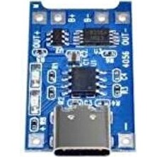 TP4056 Type-C 1s 3.7V Lipo, Li-Ion Pil Şarj Devresi