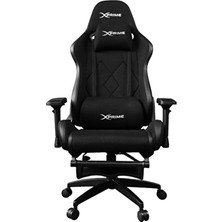 Xprime Titan Plus Kumaş Siyah Oyuncu Koltuğu Ayak Uzatmalı