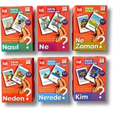 5N1K Konuşma Becerilerini Destekleyici Kart Oyunu 6'lı Set