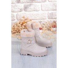 Fort Cool Evla Anatomik Sıcak Astar Kaymaz Taban Kız Çocuk Bot