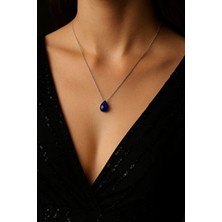 Besmyar Jewels Isıya Duyarlı Renk Değiştiren Damla Kolye | Termokromik Kristal Takı - His Taşı 925 Ayar Kadın