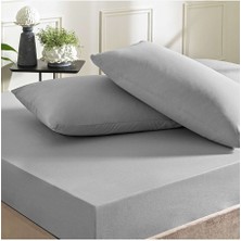 Ranforce Lastikli Queen Size Çarşaf Set Antrasit
