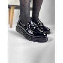 KB-ZN101 Kuback Kömür Rugan Günlük Kadın Babet