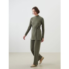 Lc Waikiki Yeni Sezon Beli Lastikli Dokulu Kadın Pantolon