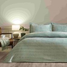 Linens Velona Çift Kişilik Yatak Örtüsü Seti Yeşil