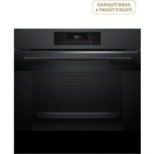 HJG852YT0T Serie 6 Mat Siyah Ankastre Fırın