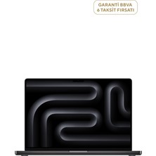 MacBook Pro 16" M4 Pro Çip 14CPU 20GPU 48GB Bellek 512GB SSD Uzay Siyahı Laptop MX2Y3TU/A