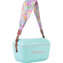 Prinkstyle Tie Dye Classic Kayışlı Turkuaz Pembe Soğuk ve Sıcak Tutucu Thermo Çanta 20 Lt